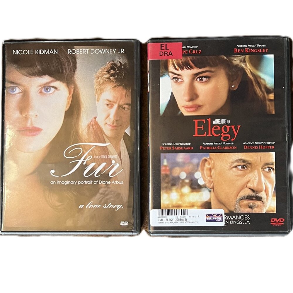 2-DVD Bundle: Fur (Kidman & Downey Jr.) & Elegy (Cruz & Kingsley)